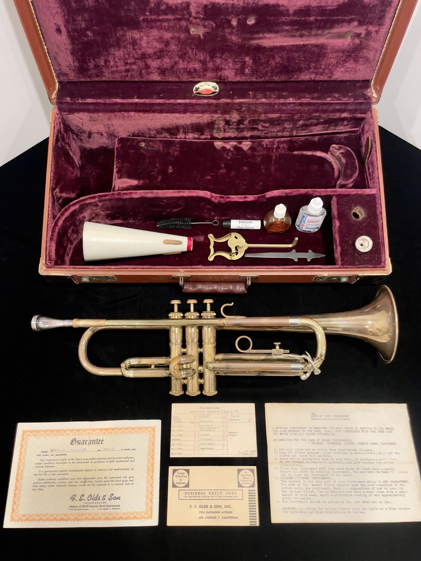 F. E. Olds & Son 1954 "Special" Trumpet - Los Angeles CA (#100219)