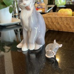 B And g #2256 Cat And Mouse Figurines 