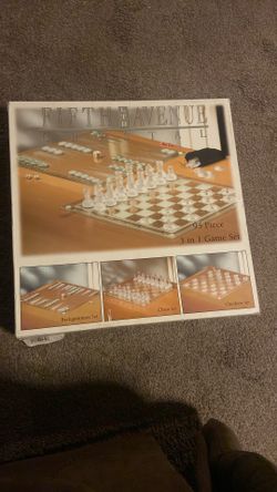 New In The Box 95 Piece Three And One Game Set