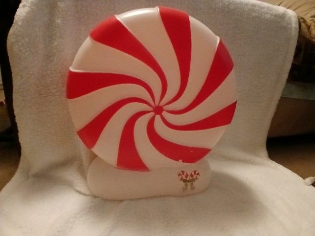 Peppermint Candy Light-Up Blow Mold