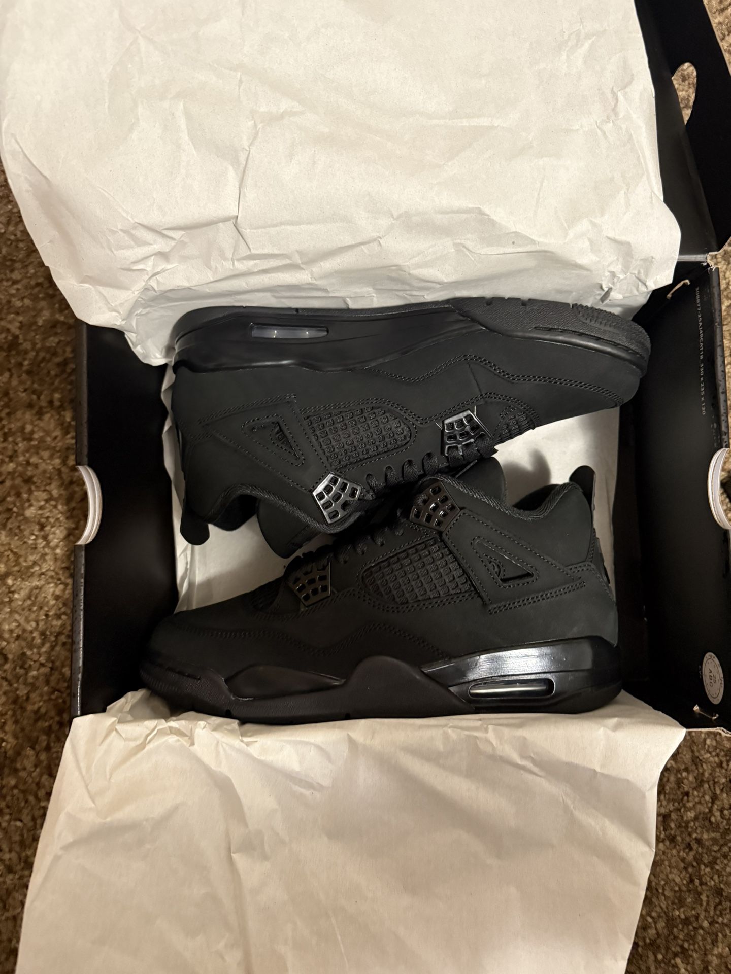 Jordan 4 Black Cat Size 8.5 & 10.5