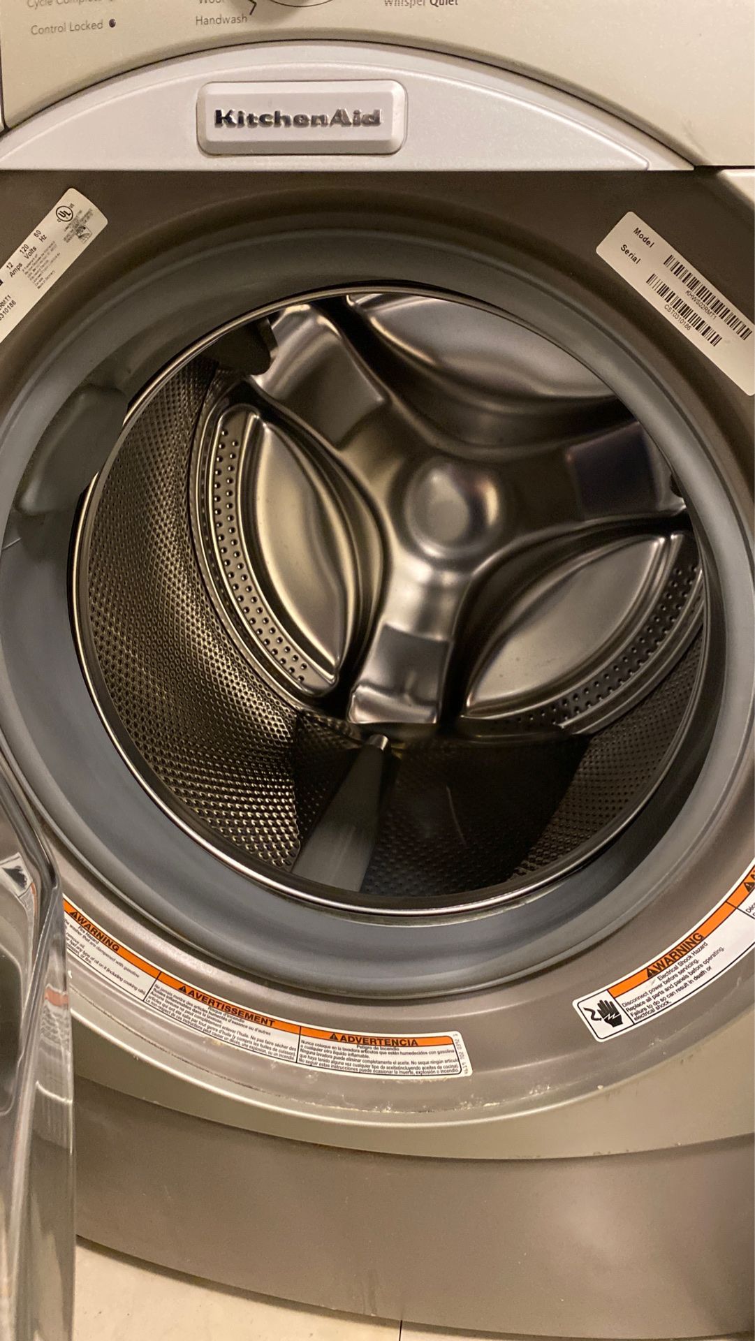 KitchenAid washer. Very clean machine and washes great. for Sale in