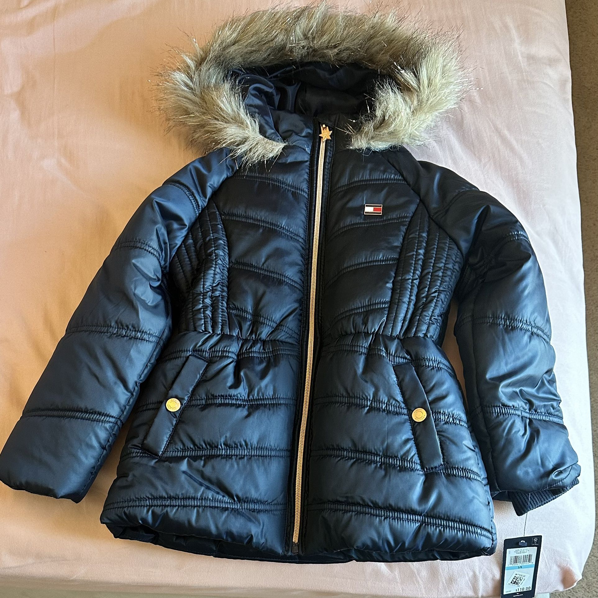 New! Girl Jacket Tommy Hil