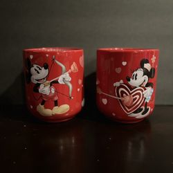 Disney Mickey & Minnie Mugs 