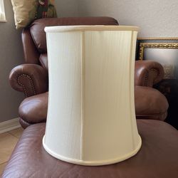 Beige Off White Lamp Shade