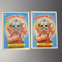 Garbage Paul Kids1986 Vintage Unzipped Zack Bony Tony