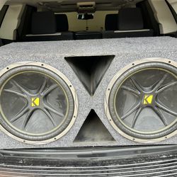 15” woofers and amp