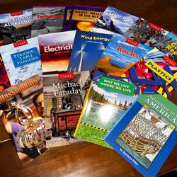 Set of 18 Science & Social Studies Kids Books