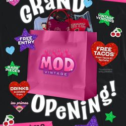 90s Y2K Vintage Shop Grand Opening 