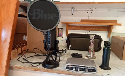 M audio interface an blue microphone USB