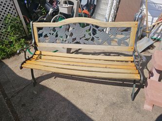 Prices firm.. beautiful garden bench