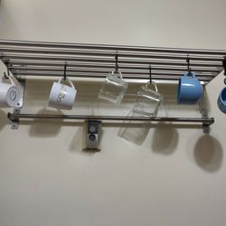 Ikea Kitchen Wall Mounted Hanging Rack