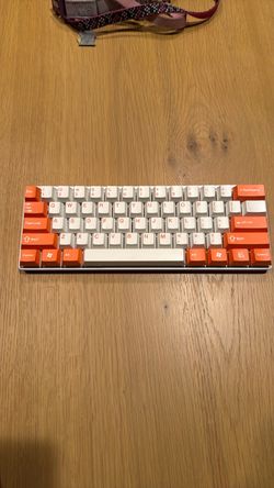 Vortex POK3R White Case 60% Laser Etched PBT Mechanical Keyboard