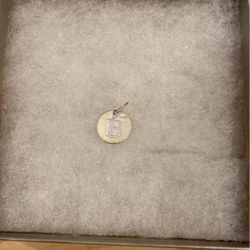 925 Sterling silver with the initial B