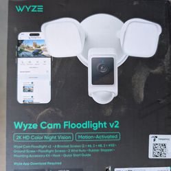 Wyze Security Cam Floodlight V2 Wired
2k hd