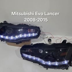 Mitsubishi Evo Lancer 2008-2017 Headlights 