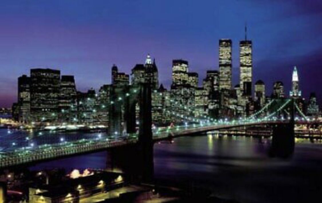 “MANHATTAN LIGHTS “ Wall Mural