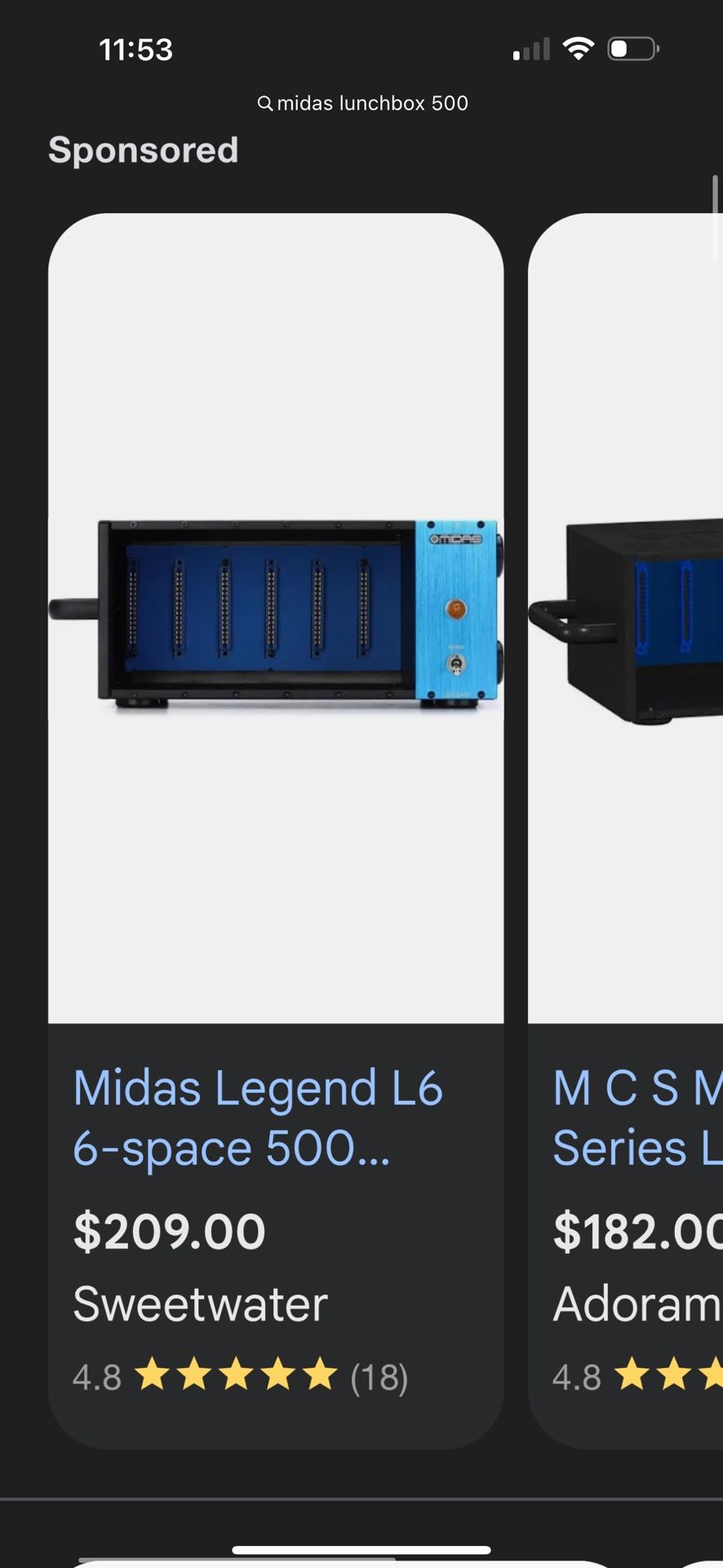 Midas 500 Lunchbox