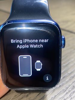 Apple Watch blue case Series 6 44mm