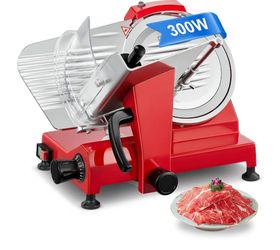 Commercial Electric Meat Slicer for Home
Adjustable Deli Food Cutter with 0-12mm Thickness,10" Stainless Steel Blade,ETL Listed Unit Ideal Ham, Cheese