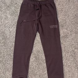 Fear Of God Essentials Brown Joggers