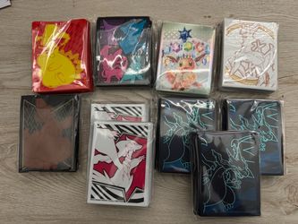 Pokémon Card Sleeves – 10 Sealed Pack bundle