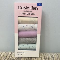 Calvin Klein Girls’ Bikini Underwear 7-Pack Multicolor