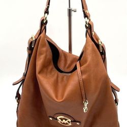 Michael Kors Tan Leather Shoulder Bag