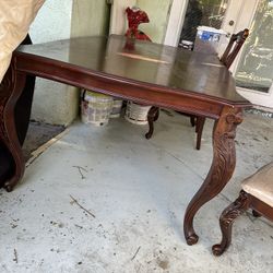 Wooden Dining Room Set 