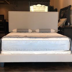 FULL $299/QUEEN $319/KING $399/COMPLETE BED FRAME WITH NEW MATTRESS SET/FAST DELIVERY