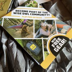 New In Bag Wise Owl Outfitters  Hammock  Weight Limit Is 500 Lbs 