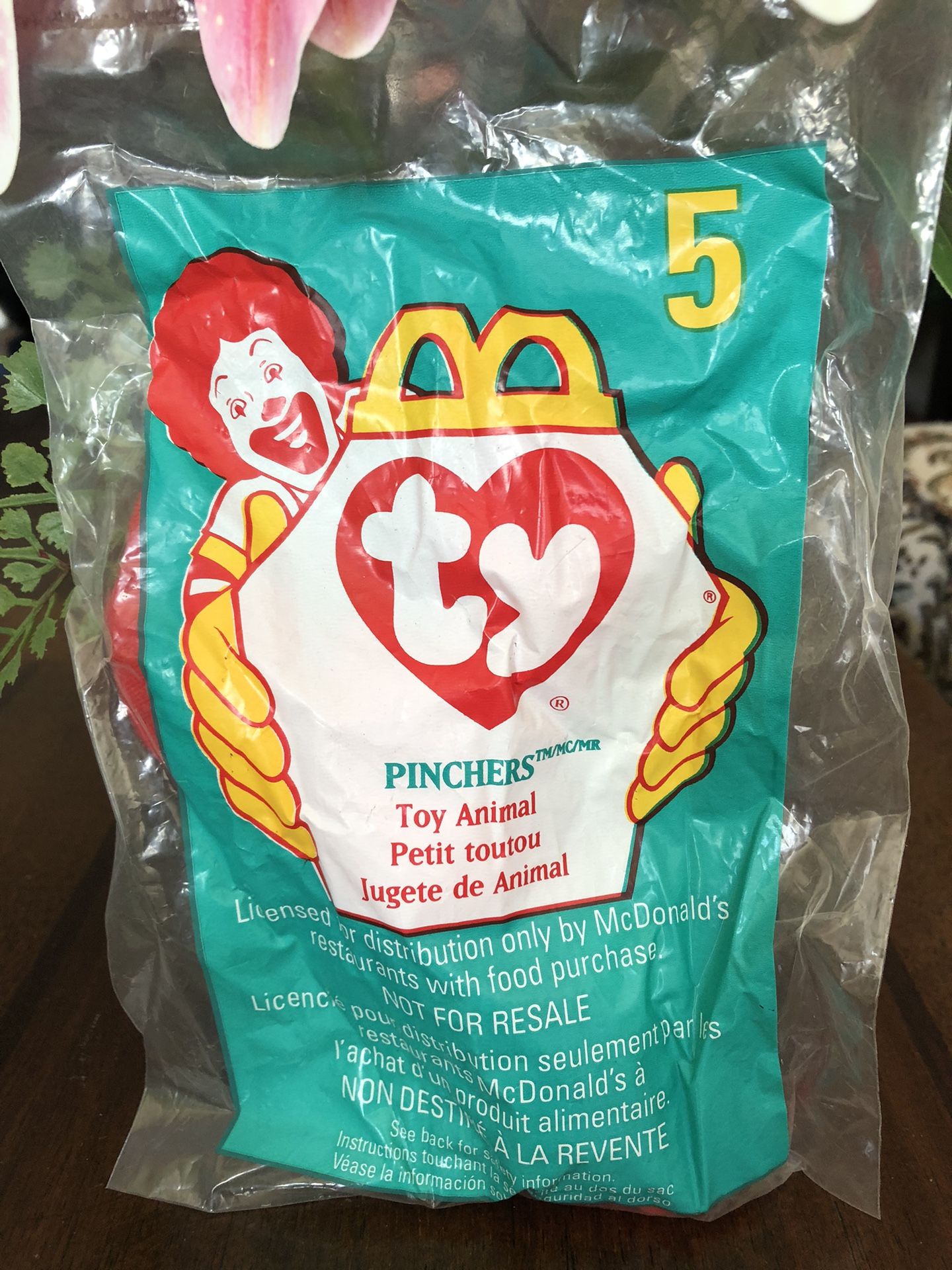Mc Donald’s Teenie Beanie Babies Pinchers