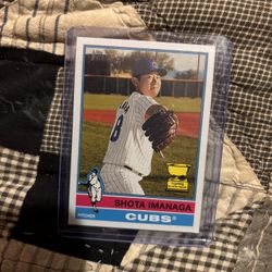 Shota Imgana Cubs Baseball Card #399