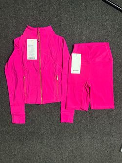 Lululemon cropped define jacket set