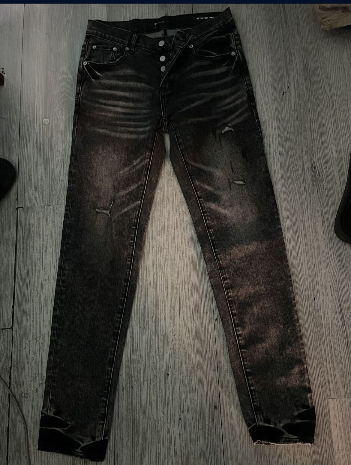 purple jeans no tag