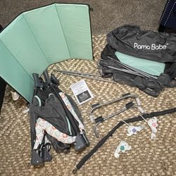 FREE!!! Pano Babe Portable crib, Changing Tray, Mobile