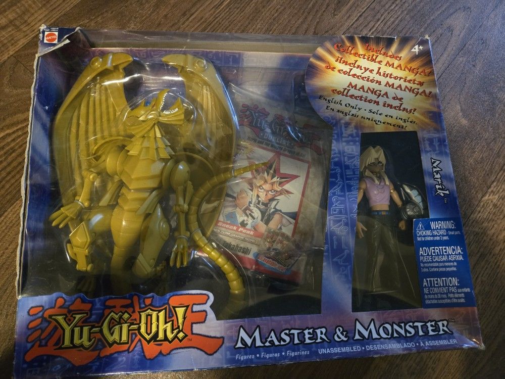 YUGIOH Master & Monster WINGED DRAGON OF RA MARIK Action Figure Mattel Manga