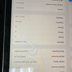 IPAD AIR 5th GEN 256GB