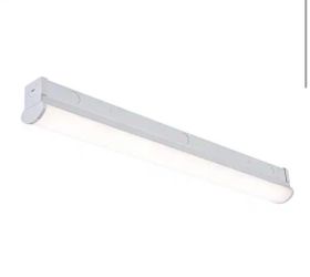 Commercial Electric 2 ft LED Garage Workshop Ceiling Strip Light Fixture Shop Light Hardwire 1800 Lumens 4000K Bright White @T2-037