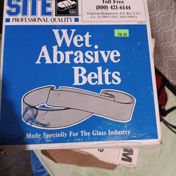 3 Boxes of Wet Abrasive Belts.
