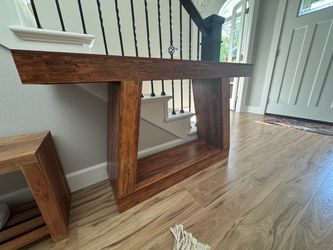 Farmhouse Wood Console Table - $150 obo
