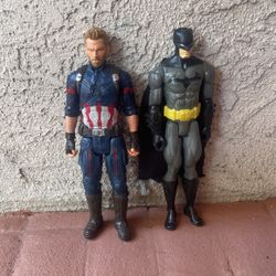Batman And Captain America,the 2 Powerless Heros
