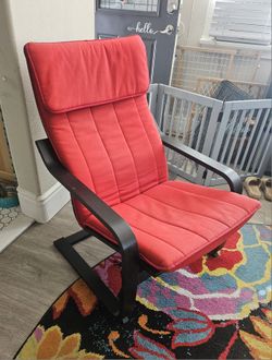 IKEA Poang Arm Chair RED