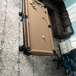 Pool Table & Dart Board