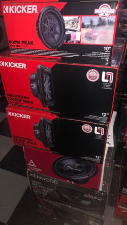 Kicker L7t12 On Sale Today For 269.99 
