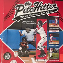 The PitcHitter - Combo Pitching Aid & Batting Tee
