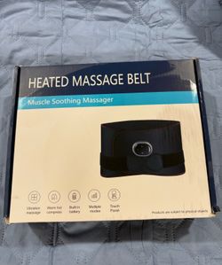 Heated massage belt