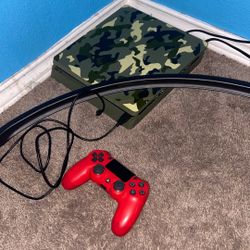 PS4 Camo Red Controller ONLY CASH Throw In Offers