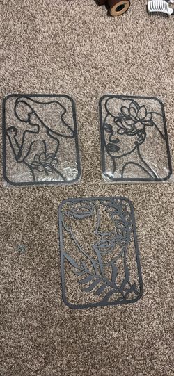 Metal Line Art Portraits