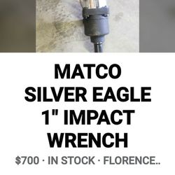 1 " Impact  Matco Silver Eagle Wrench
